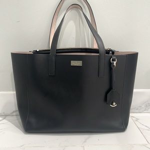 Vinyl Black Kate Spade Tote